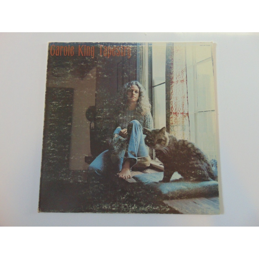 Carole King – Tapestry 12" Black Vinyl LP Stereo Ode SP 77009 Cardboard Sleeve